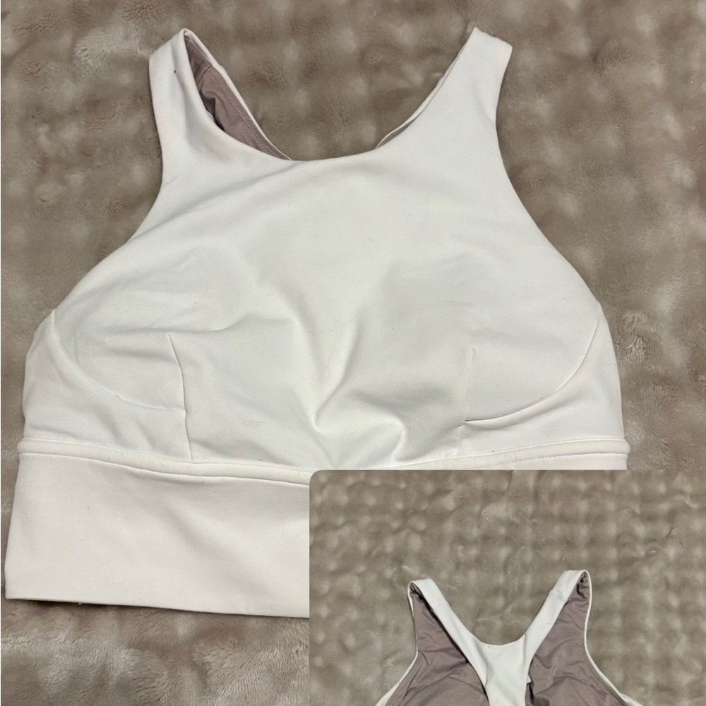 Lululemon Athletica White Sports Bra